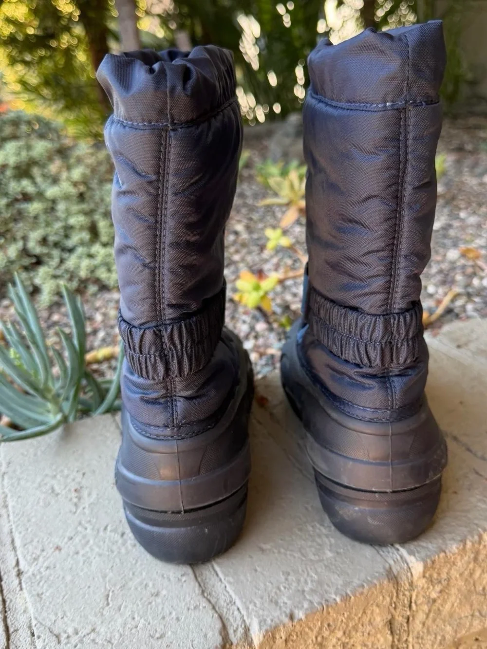 Sorel Kids' Navy and Light Blue Flurry Winter Snow Boots Size Adult 2